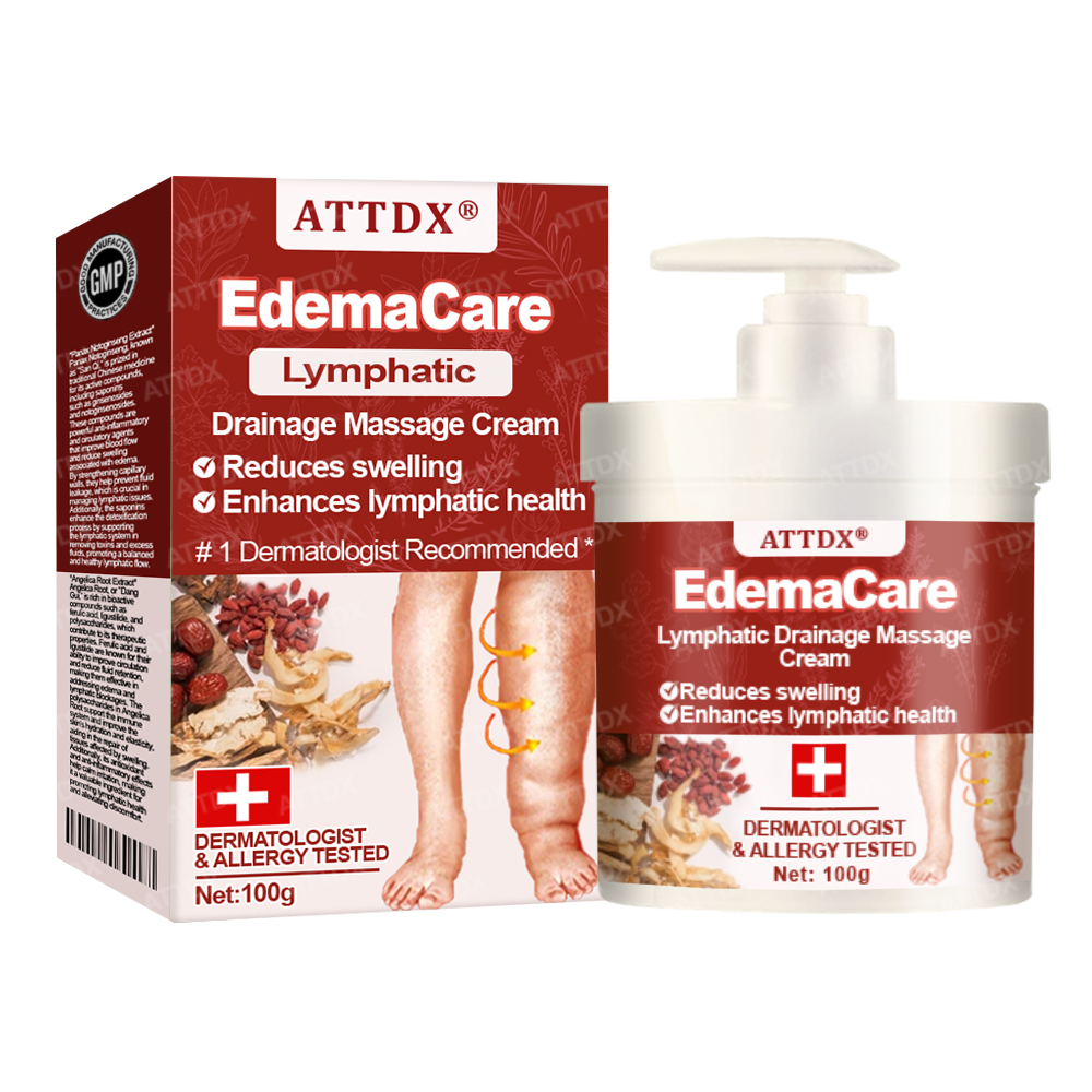 ATTDX® EdemaCare Lymphatic Drainage Massage Cream -👩⚕️Doctor-Endorsed Herbal Formula