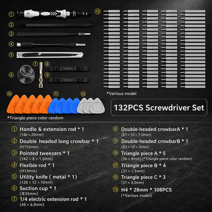 132 In 1 Precision Screwdriver Set