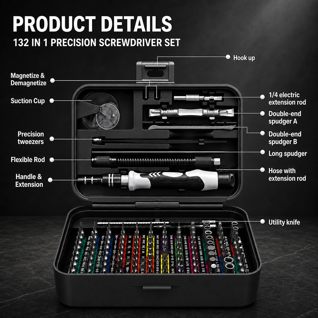 132 In 1 Precision Screwdriver Set